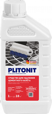 PLITONIT средство для удаления цементного налета